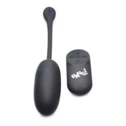 XR Brands 28X Plush Egg & Remote Control - Black