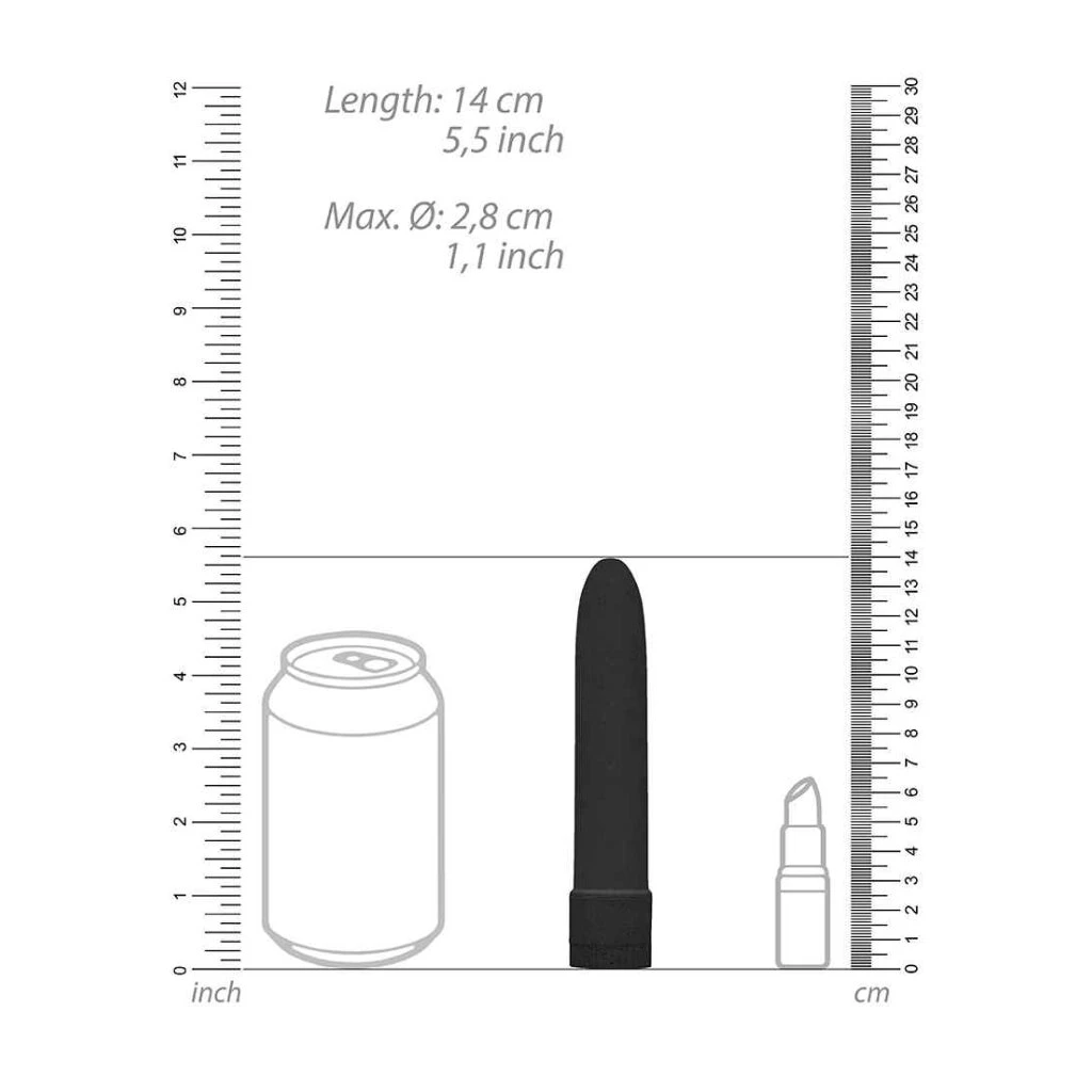 5,5" Vibrator Biodegradable Black 4 5,5" Vibrator Biodegradable Black – Bild 4