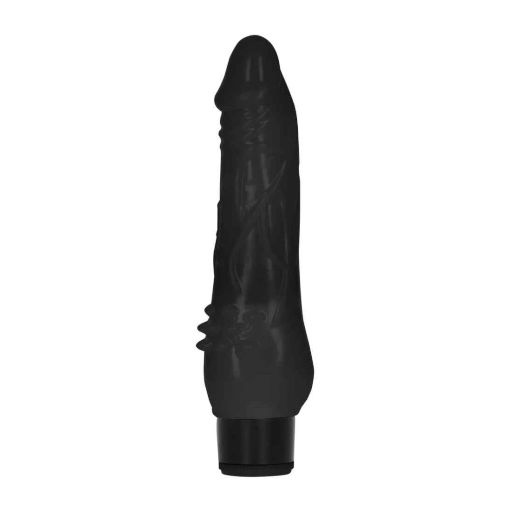 8 Inch Fat Realistic Dildo Vibe Black 1 8 Inch Fat Realistic Dildo Vibe Black