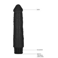 8 Inch Thick Realistic Dildo Vibe Black 6 8 Inch Thick Realistic Dildo Vibe Black -Sexspielzeug 8 inch thick realistic dildo vibe black3