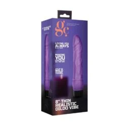 8 Inch Thin Realistic Dildo Vibe Purple 7 8 Inch Thin Realistic Dildo Vibe Purple -Sexspielzeug 8 inch thin realistic dildo vibe purple4