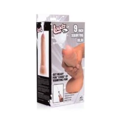 9 Inch Realistic Dual Density Squirting Dildo - Flesh -Sexspielzeug 9 inch realistic dual density squirting dildo flesh4
