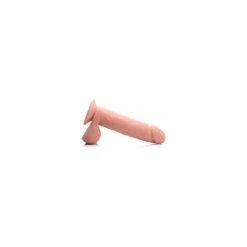 9 Inch Vibrating Remote Control Silicone Dildo With Balls Flesh -Sexspielzeug 9 inch vibrating remote control silicone dildo with balls flesh4