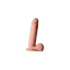 9 Inch Vibrating Remote Control Silicone Dildo With Balls Flesh -Sexspielzeug 9 inch vibrating remote control silicone dildo with balls flesh5