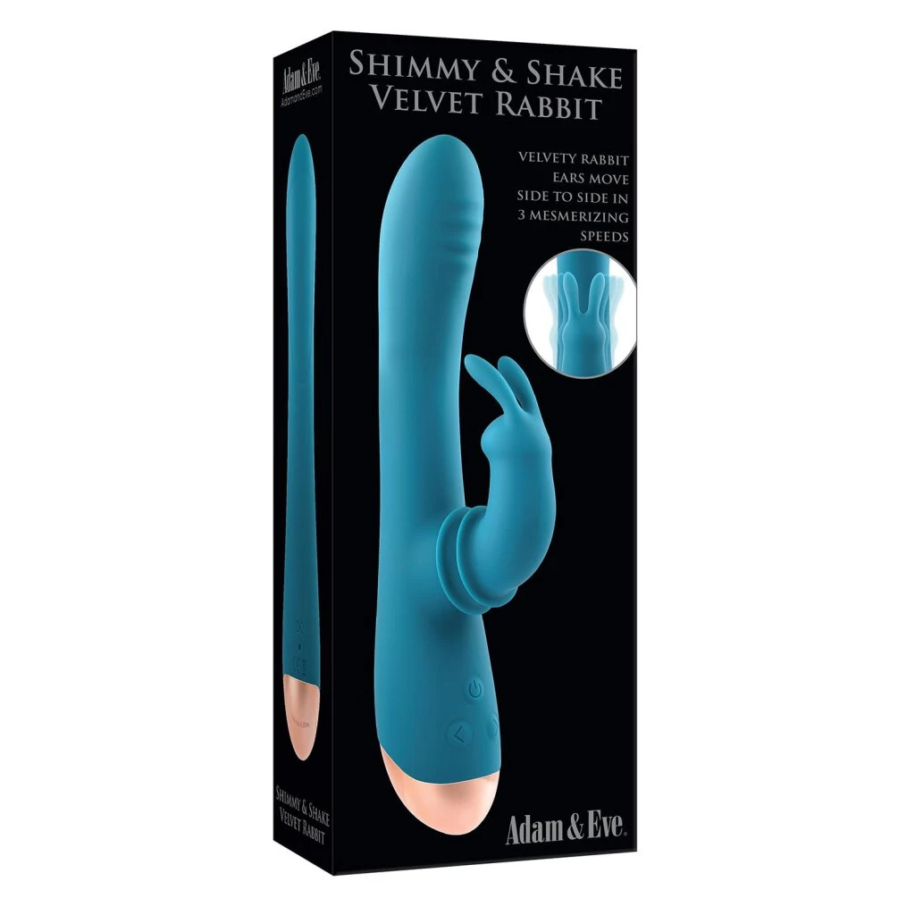 Adam Et Eve Shimmy & Shake Velvet Rabbit 1 Adam Et Eve Shimmy & Shake Velvet Rabbit