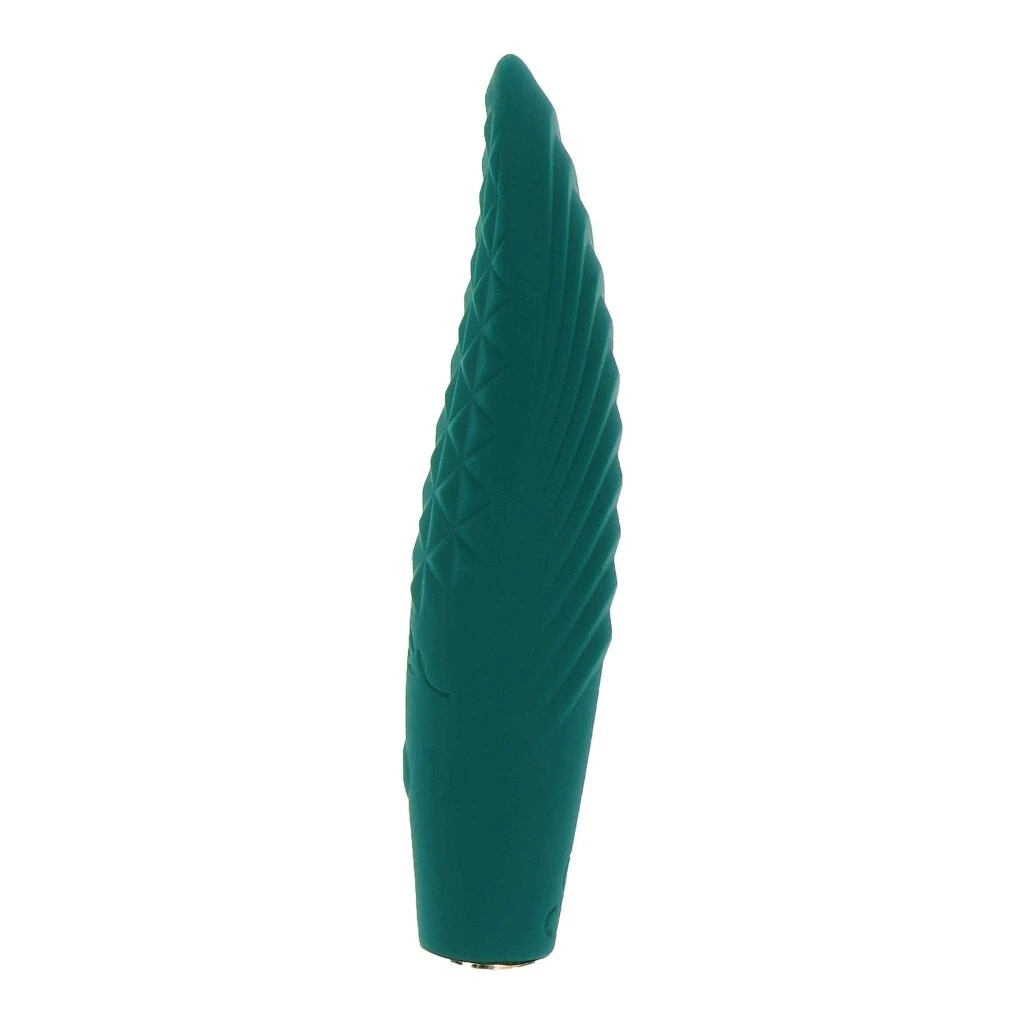 ToyJoy Alyssa Textured Stimulator Green 2 ToyJoy Alyssa Textured Stimulator Green – Bild 2