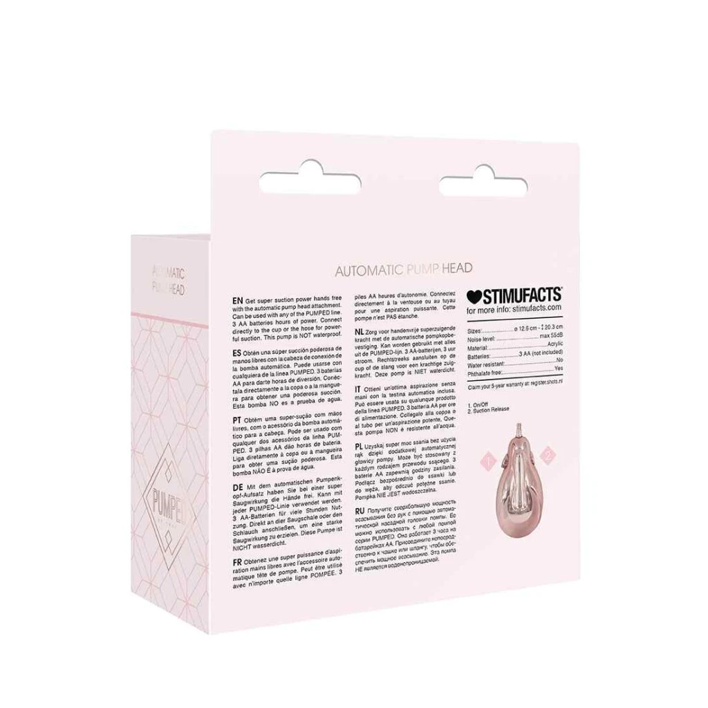 Automatic Pump Head Pink 3 Automatic Pump Head Pink – Bild 3