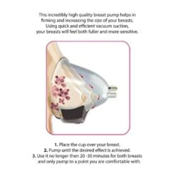 Automatic Rechargeable Breast Pump Set Large Pink -Sexspielzeug automatic rechargeable breast pump set large pink11