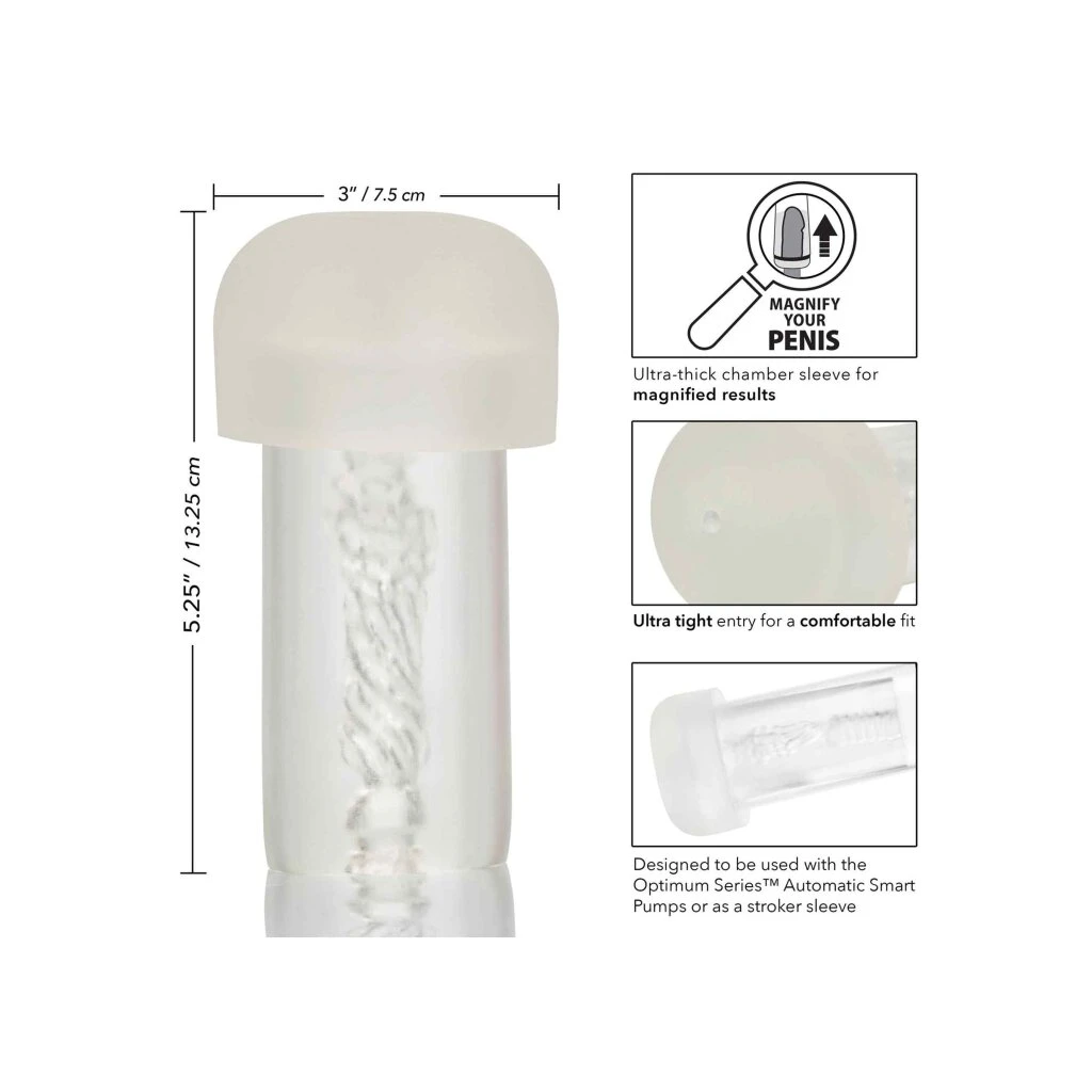 CalExotics Automatic Smart Pump Sleeve Transparent 3 CalExotics Automatic Smart Pump Sleeve Transparent – Bild 3