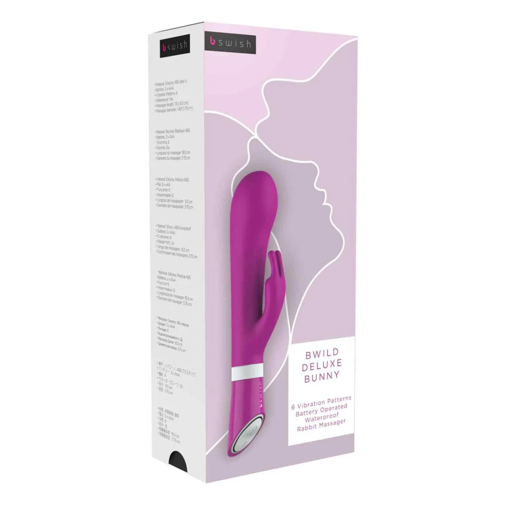 B Swish - Bwild Deluxe Bunny Rabbit Vibrator Raspberry 3 B Swish - Bwild Deluxe Bunny Rabbit Vibrator Raspberry – Bild 3