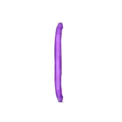 Blush B Yours - 16 Inch Double Dildo Purple