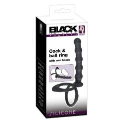 Black Velvets Cock & Ball Ring