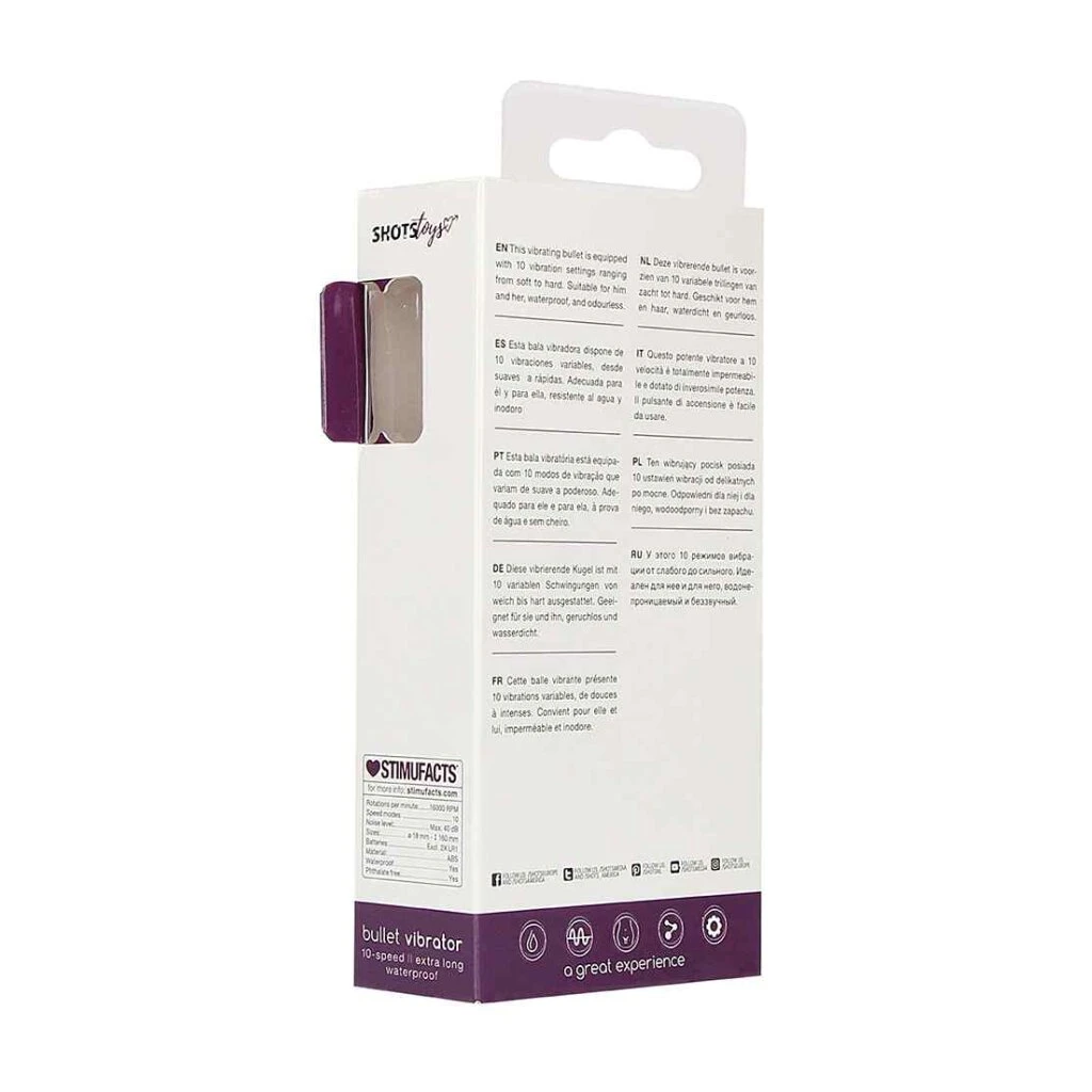 Bullet Vibrator Extra Long Purple 3 Bullet Vibrator Extra Long Purple – Bild 3