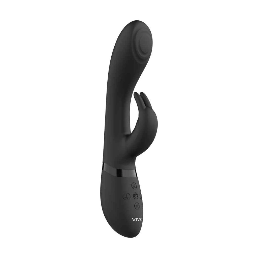 Vive Cato - Pulse G-spot Rabbit - Black 1 Vive Cato - Pulse G-spot Rabbit - Black