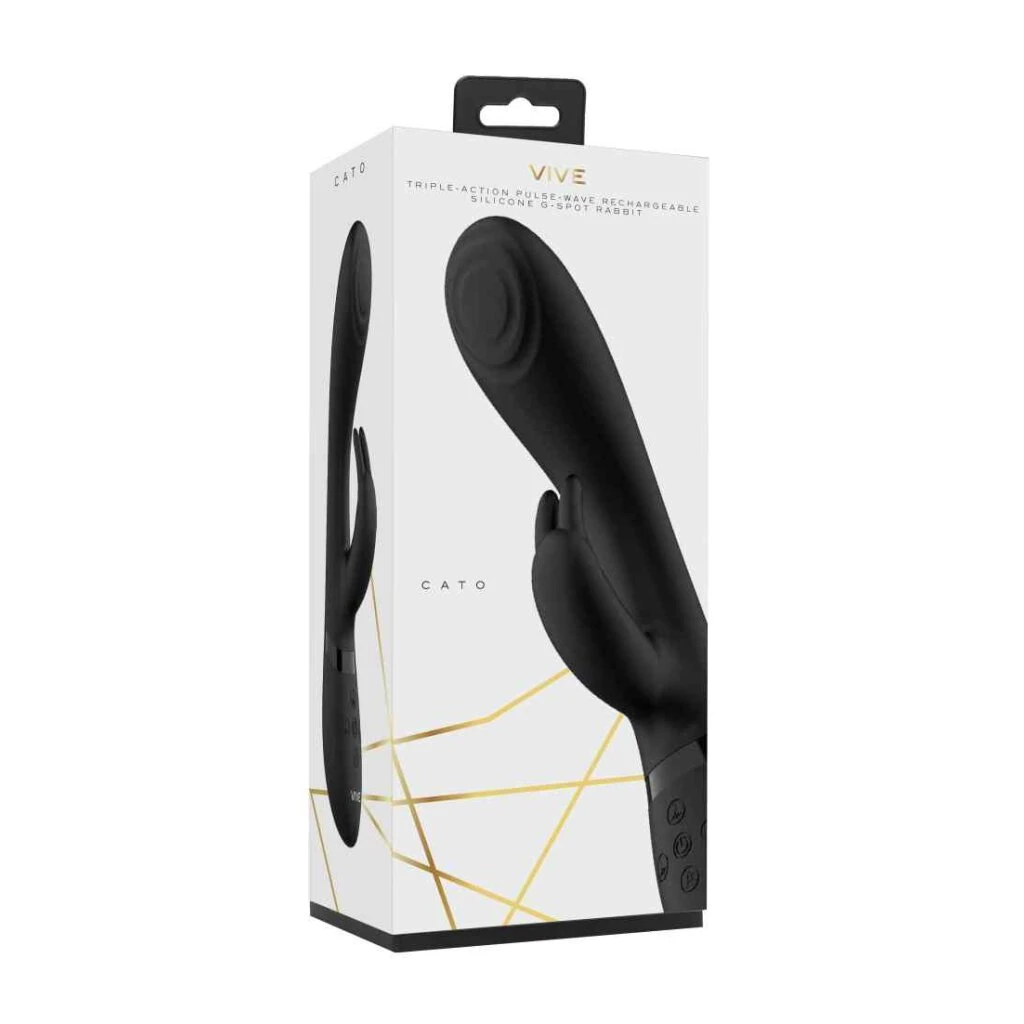 Vive Cato - Pulse G-spot Rabbit - Black 2 Vive Cato - Pulse G-spot Rabbit - Black – Bild 2