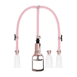 Clitoral & Nipple Pump Set Large Rose Gold