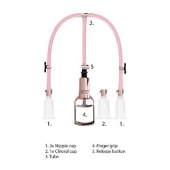 Clitoral & Nipple Pump Set Large Rose Gold 23 Clitoral & Nipple Pump Set Large Rose Gold -Sexspielzeug clitoral nipple pump set large rose gold12