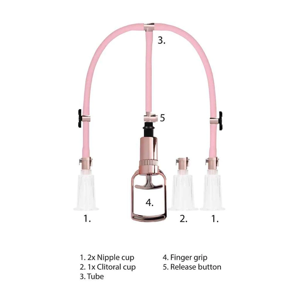 Clitoral & Nipple Pump Set Large Rose Gold 12 Clitoral & Nipple Pump Set Large Rose Gold – Bild 12