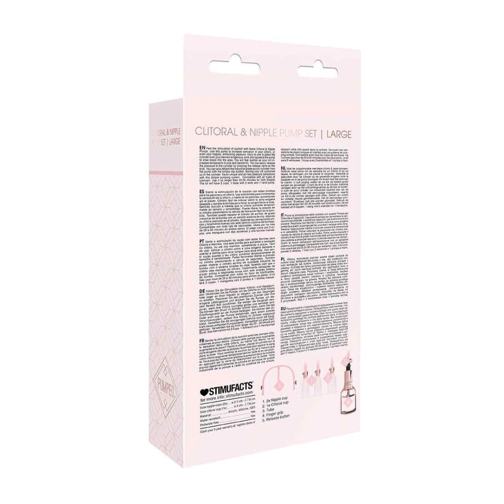 Clitoral & Nipple Pump Set Large Rose Gold 3 Clitoral & Nipple Pump Set Large Rose Gold – Bild 3