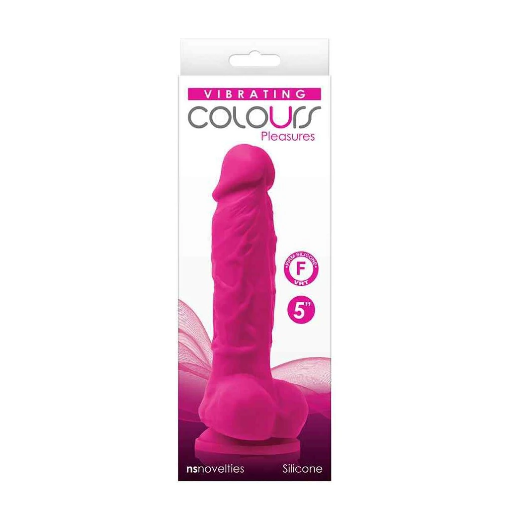 NS Novelties Colours Pleasures Vibe 5" Dildo Pink 2 NS Novelties Colours Pleasures Vibe 5" Dildo Pink – Bild 2