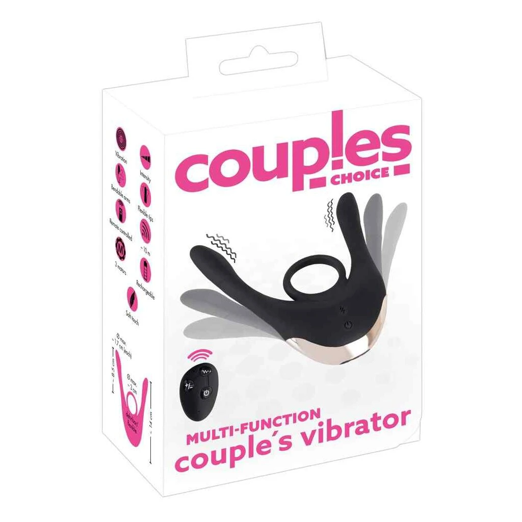 Couples Choice - Multi-function Couple's Vibrator 1 Couples Choice - Multi-function Couple's Vibrator