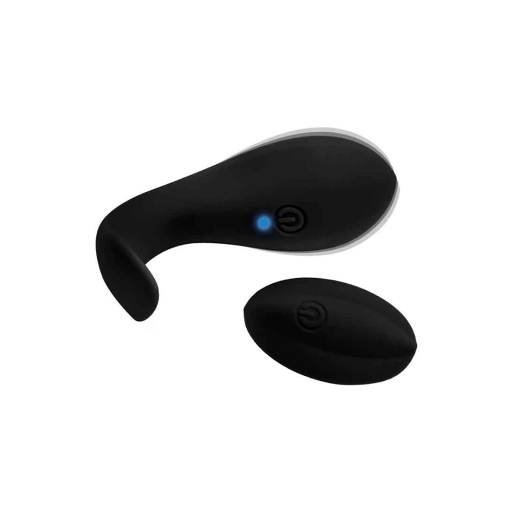 XR Brands Dark Pod Rechargable Remote Control Vibrating Egg 1 XR Brands Dark Pod Rechargable Remote Control Vibrating Egg