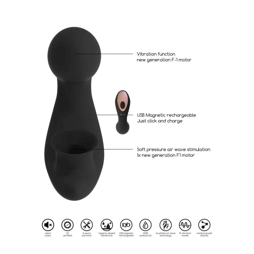 Desirable - Dual Vibrator Black 14 Desirable - Dual Vibrator Black – Bild 14