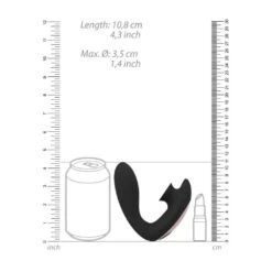 Desirable - Dual Vibrator Black 35 Desirable - Dual Vibrator Black -Sexspielzeug desirable dual vibrator black17