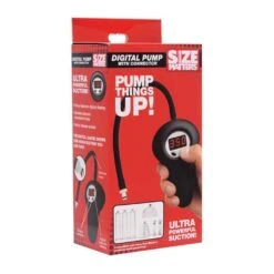 Size Matters Digital Pump With Connector Black -Sexspielzeug digital pump with connector black3