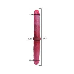 Double Duo Real Dildo 36 X 4.3cm 15 Double Duo Real Dildo 36 X 4.3cm -Sexspielzeug double duo real dildo 36 x 43cm6
