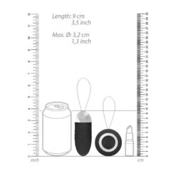 Ethan - Rechargeable Remote Control Vibrating Egg - Black 7 Ethan - Rechargeable Remote Control Vibrating Egg - Black -Sexspielzeug ethan rechargeable remote control vibrating egg black4