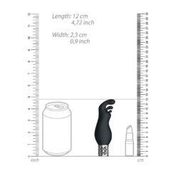 Exquisite Rechargeable Silicone Bullet Black -Sexspielzeug exquisite rechargeable silicone bullet black4