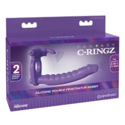 Fantasy C-Ringz Silicone Double Penetrator Rabbit