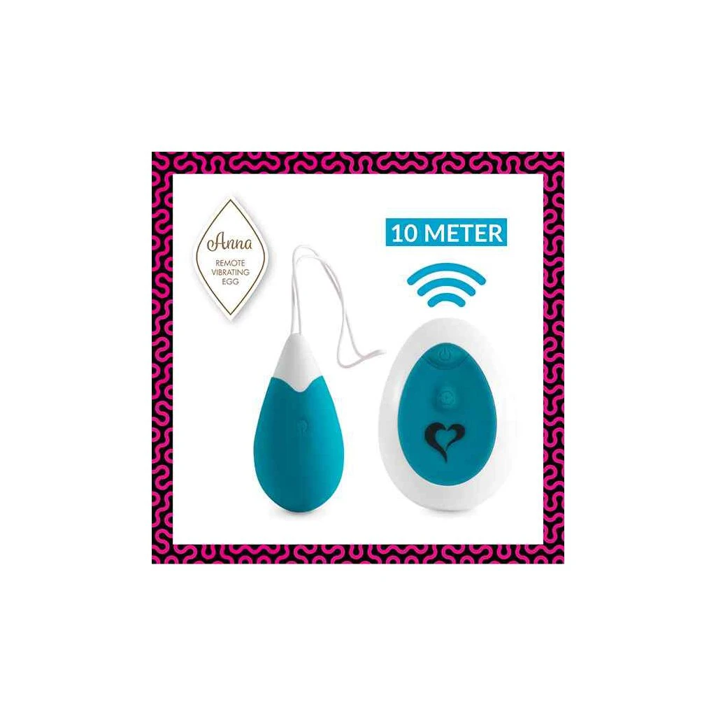 FeelzToys - Anna Vibrating Egg Remote Deep Green 1 FeelzToys - Anna Vibrating Egg Remote Deep Green