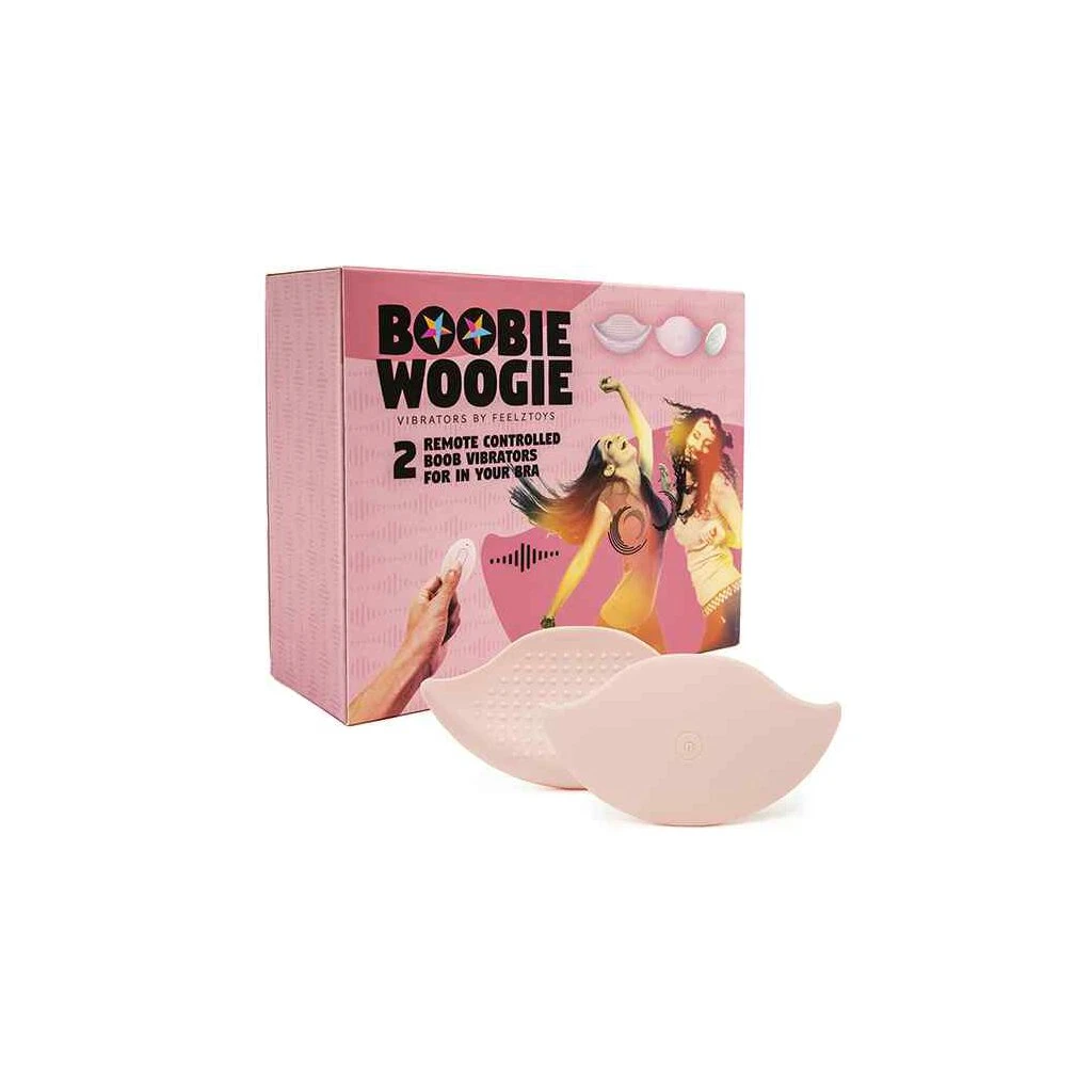FeelzToys - Boobie Woogie Remote Controlled Boob Vibrators (2 Pcs) 1 FeelzToys - Boobie Woogie Remote Controlled Boob Vibrators (2 Pcs)