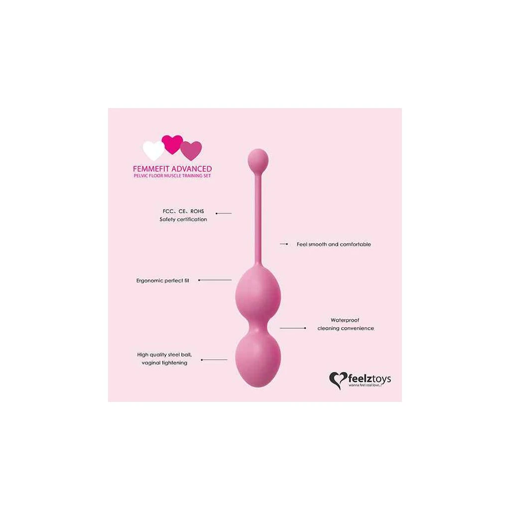 FeelzToys - FemmeFit Advanced Pelvic Muscle Training Set 3 Pcs 2 FeelzToys - FemmeFit Advanced Pelvic Muscle Training Set 3 Pcs – Bild 2