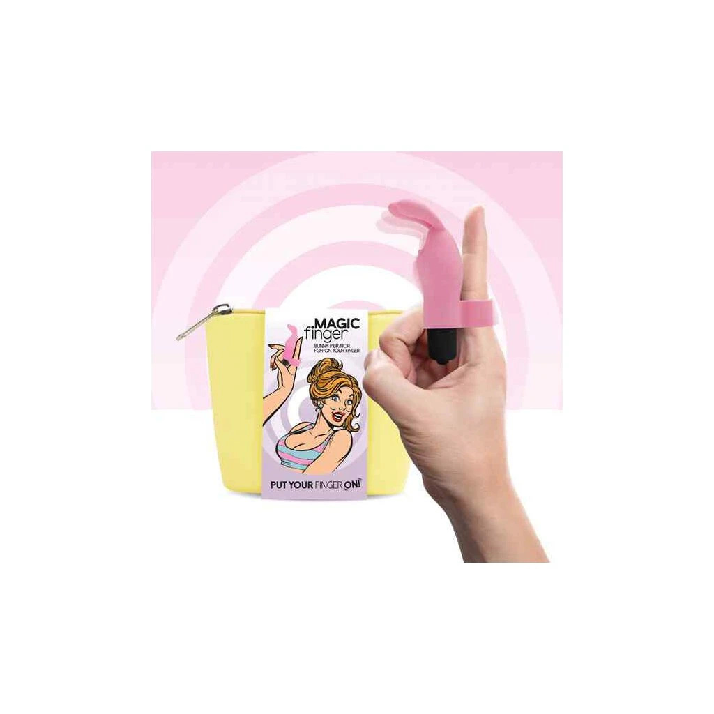 FeelzToys - Magic Finger Vibrator Pink 1 FeelzToys - Magic Finger Vibrator Pink