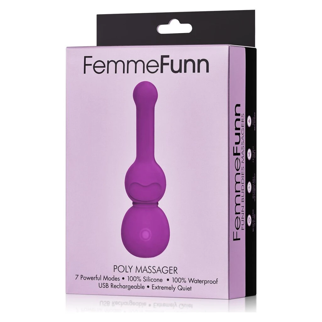 Femmefunn Poly Massager Purple 1 Femmefunn Poly Massager Purple