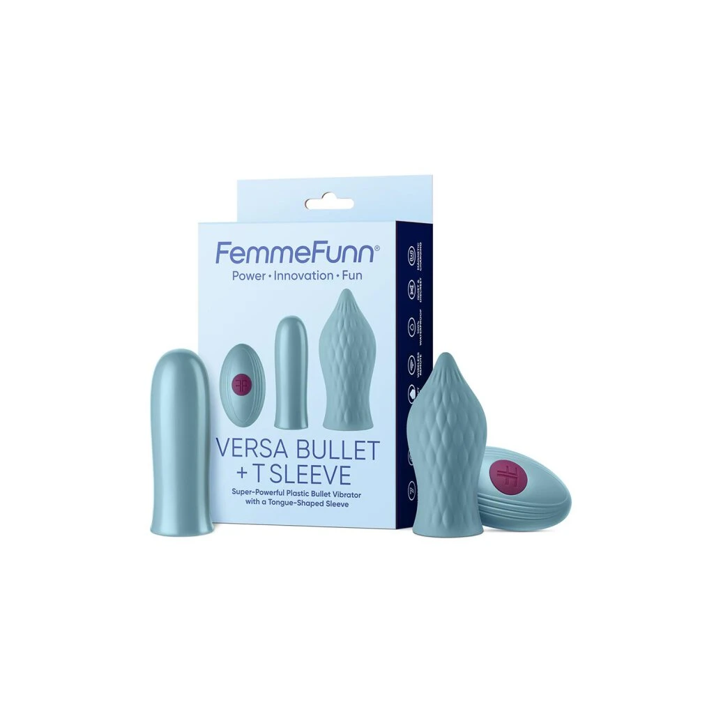 Femmefunn Versa Bullet With T Sleeve Light Blue 2 Femmefunn Versa Bullet With T Sleeve Light Blue – Bild 2