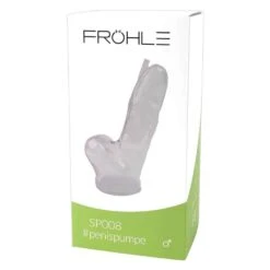 Fröhle SP008 Real. Penis Zylinder L Glasklar