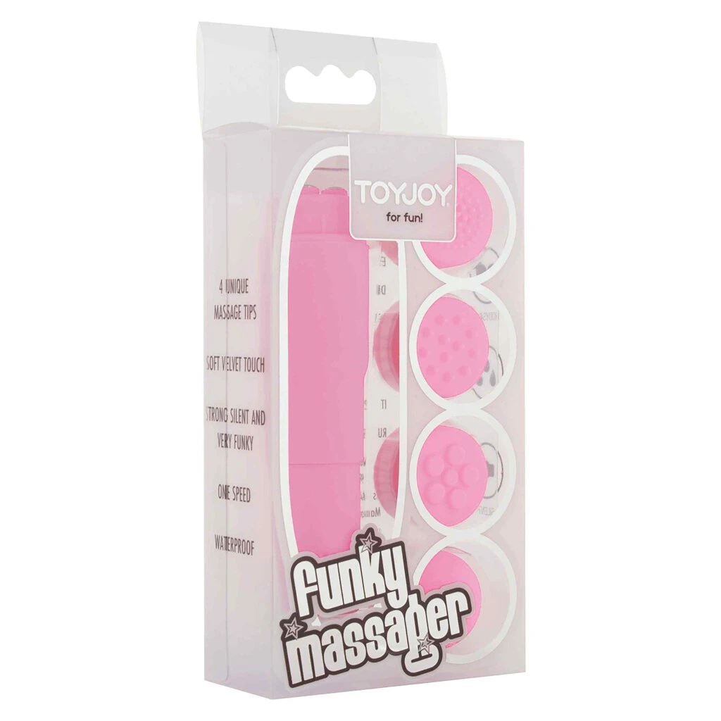 ToyJoy Funky Massager Pink 2 ToyJoy Funky Massager Pink – Bild 2