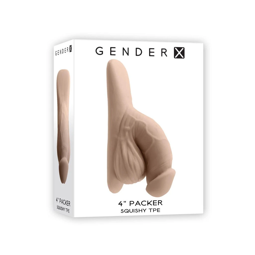 Gender X 4Inch Packer, Light Flesh 1 Gender X 4Inch Packer, Light Flesh