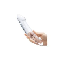 Glas Girthy Realistic Glass Double Dong -Sexspielzeug glas girthy realistic glass double dong4