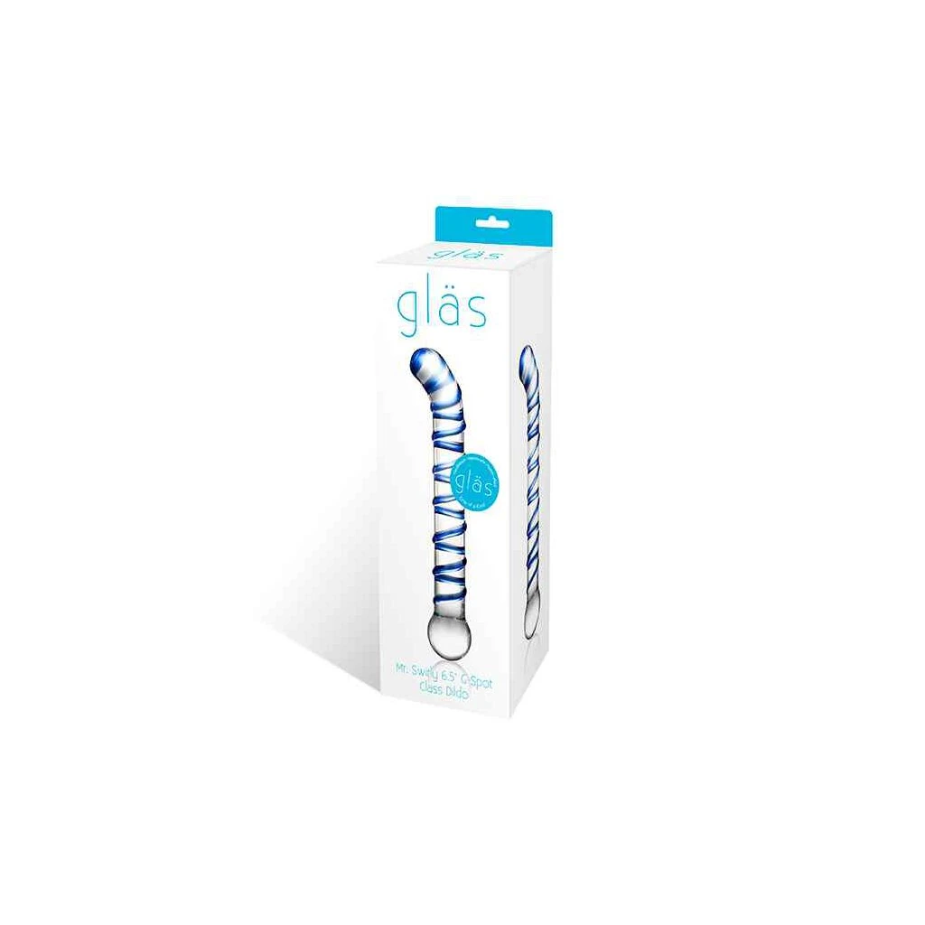 Glas - Mr. Swirly G-Spot Glass Dildo 2 Glas - Mr. Swirly G-Spot Glass Dildo – Bild 2