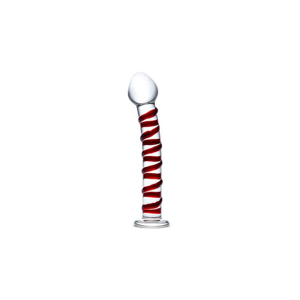 Glas - Mr. Swirly Glass Dildo 1 Glas - Mr. Swirly Glass Dildo