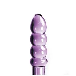Glass Dildo Purple Curve -Sexspielzeug glass dildo purple curve3