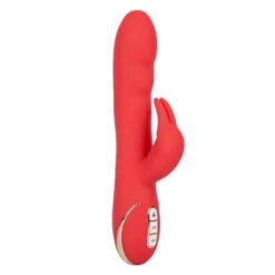 CalExotics Heated Ultra-Soft Rabbit Red