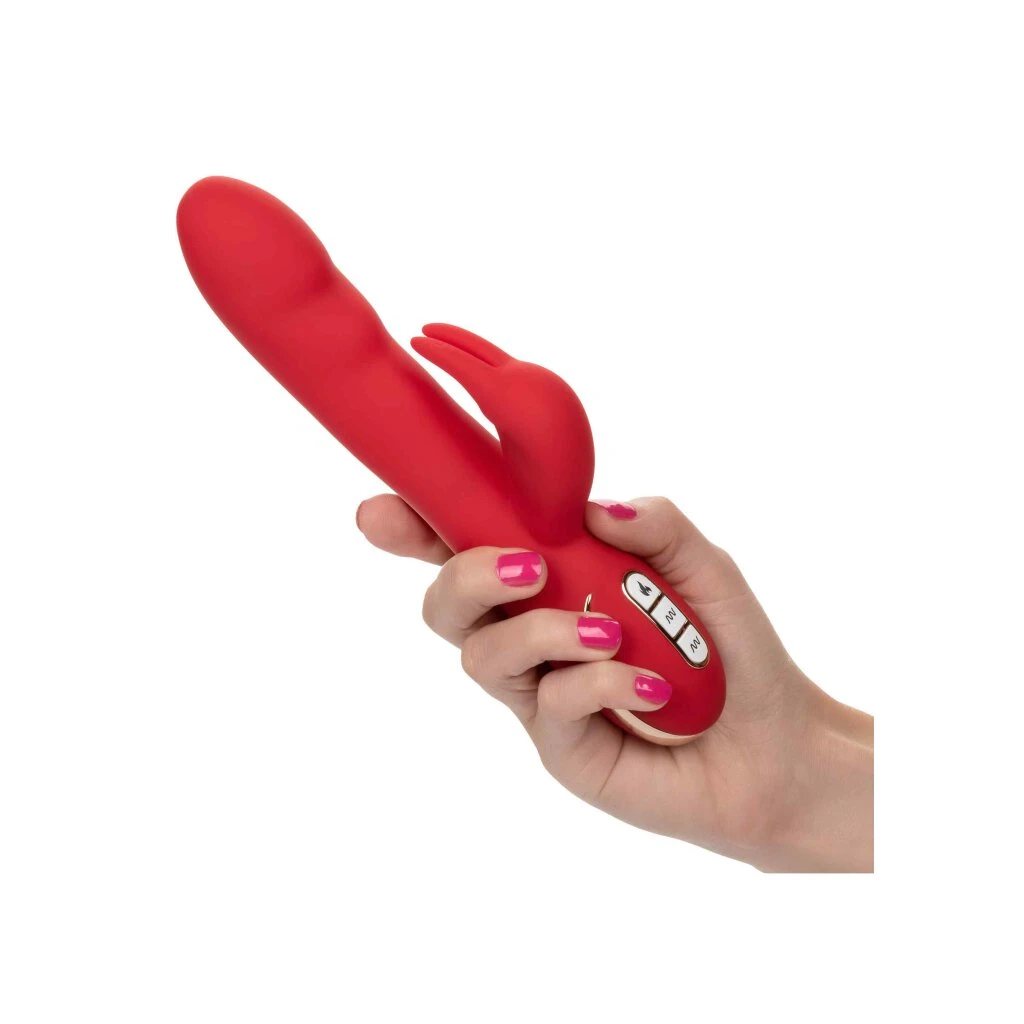 CalExotics Heated Ultra-Soft Rabbit Red 4 CalExotics Heated Ultra-Soft Rabbit Red – Bild 4