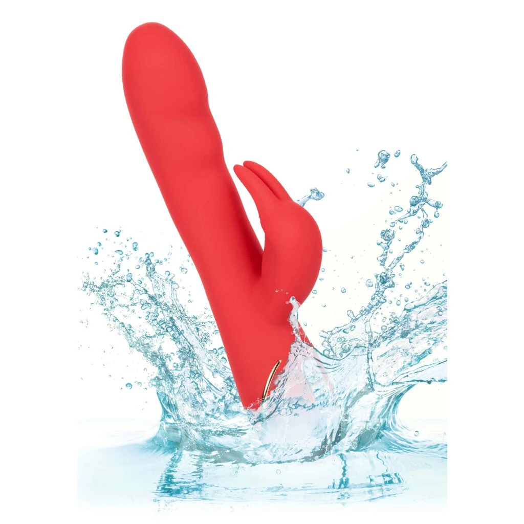 CalExotics Heated Ultra-Soft Rabbit Red 5 CalExotics Heated Ultra-Soft Rabbit Red – Bild 5