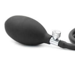 Inflatable Dildo Smooth Black -Sexspielzeug inflatable dildo smooth black3